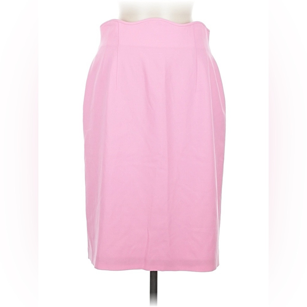 Vintage Escada Scallop Waist Pencil Skirt